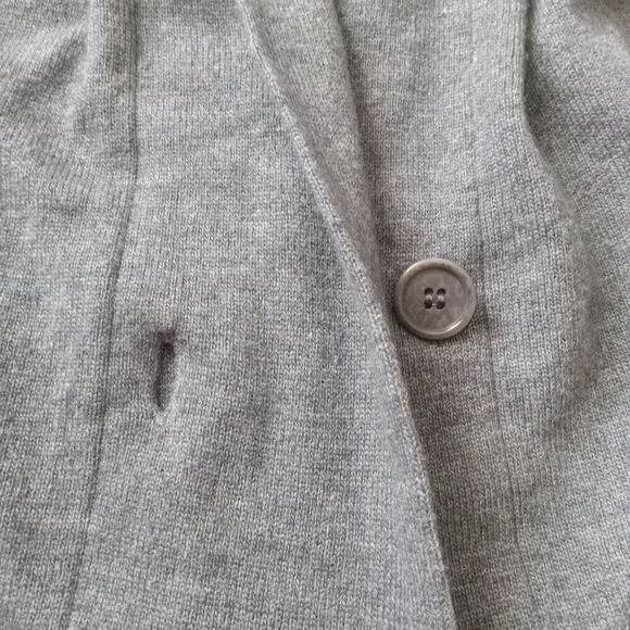 BCBGMaxAzria Grey Long Sleeve Lightweight Wool Blend Cardigan Women's Medium - Picture 10 of 10